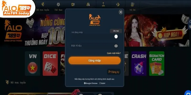 Đăng Nhập Alo789 - Gia Nhập Website Nhanh Chóng Trong Vài Bước