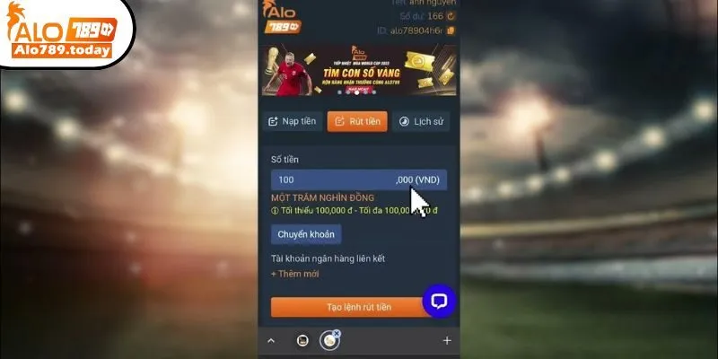 Hướng dẫn 5 bước rút tiền Alo789 đơn giản và dễ thực hiện